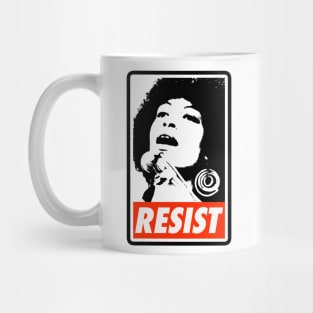 Angela Davis - Resist - Swirl Mug